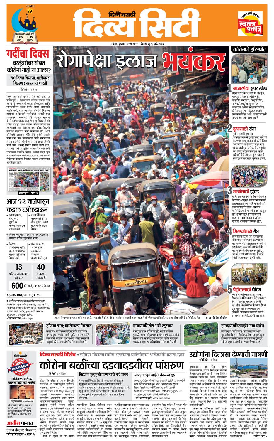 Vegetation of nashik image