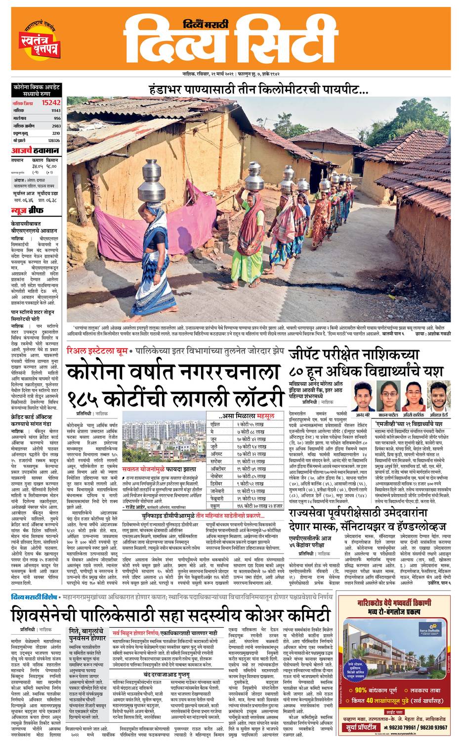 Population of nashik city 2021 image